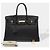 Hermès Borsa HERMES Birkin 35 in Pelle Nera - 103947 Nero - vista 2