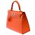 Hermès Bolsa HERMES Kelly 25 em Couro Laranja - 103948 - vista 5