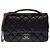 CHANEL Timeless/Classique Tasche aus schwarzem Leder - 103940