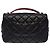 CHANEL Timeless/Classique Tasche aus schwarzem Leder - 103940 - Ansicht 4