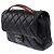 CHANEL Timeless/Classique Tasche aus schwarzem Leder - 103940 - Ansicht 5
