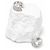 Orecchini Wellendorff Twist Oro Bianco 750/18K Brillanti Cerchi Full Set Argento - vista 2