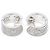 Orecchini Wellendorff Twist Oro Bianco 750/18K Brillanti Cerchi Full Set Argento - vista 3