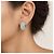 Orecchini Wellendorff Twist Oro Bianco 750/18K Brillanti Cerchi Full Set Argento - vista 4