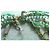 Autre Marque Collana lunga multi-filo in pietre naturali e metallo dorato Rosa Blu Verde Verde chiaro Blu chiaro Gold hardware - vista 7