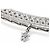 Collana Wellendorff Sonnenglanzknoten Oro Bianco 750/18K Brillanti Rivière 40 cm - vista 3