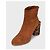 Miu Miu Suede Ankle Boots with Chic Fur Heel, Size 35 Pre-owned - view 3
