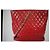 Chanel Bolso Tote de Piel Acolchada Rojo Roja - vista 3