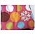 Autre Marque Willow Blossom Baumwollrock mit bunten Punkten Braun Pink Weiß Blau Grün Gelb - Ansicht 10
