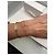 Redline Bracciale in cordoncino con cerchio in oro grigio 750/00 Argento - vista 4