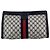 Gucci Clutch Beauty Case Ophidia Large Monogram Blu Vintage