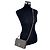 Gucci Bolsa Crossbody Wallet On Chain em couro Grey Dollar com logo entrelaçado Cinza - vista 2