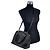 Gucci Borsa a tracolla Microssima Dome Medium in pelle nera Nero - vista 2