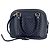 Gucci Borsa a tracolla Microssima Dome Small Satchel in pelle blu navy