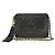 Chanel Vintage Schwarze Steppleder CC Chain Tassel Camera Bag