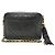 Chanel Vintage Schwarze Steppleder CC Chain Tassel Camera Bag - Ansicht 3