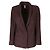 Basile Blazer aus Seide und Wolle braun