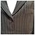 DKNY Brown Wool Blend Jacket with Black Stripes - view 4