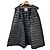 Cappotto in Piuma Moncler HERMANVILLE Nero - vista 3