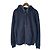 Autre Marque Hoodie com zíper em algodão com acabamento em denim Diesel Preto