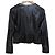 Autre Marque Veste sans col en similicuir Sov. Double Standard Clothing Noir - vue 2