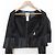 Autre Marque Veste sans col en similicuir Sov. Double Standard Clothing Noir - vue 7