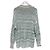 Autre Marque Pull-over en maille mélangée Roberto Collina Blanc Bleu Vert - vue 2