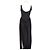 Autre Marque Abito maxi nero LEAU - vista 6