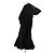 Vestido Alaïa negro con capucha de lana - vista 4