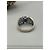Autre Marque Anillo de oro blanco con zafiro y diamantes Azul - vista 4