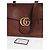 Gucci Braune GG Marmont Mini 2-Way Tasche - Ansicht 5