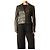 Valentino Giacca in pelle vintage nera - size UK 10 Nero