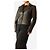Valentino Giacca in pelle vintage nera - size UK 10 Nero - vista 4
