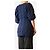 Simone Rocha Kurzärmeliges Kleid mit Zopfstrick in Marineblau - size L - Ansicht 2