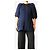 Simone Rocha Kurzärmeliges Kleid mit Zopfstrick in Marineblau - size L - Ansicht 3