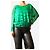 Autre Marque Blusa trasparente tie-dye verde - size M - vista 3