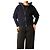 Brunello Cucinelli Cardigan con zip e applicazioni blu navy - size M