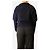 Brunello Cucinelli Cardigan con zip e applicazioni blu navy - size M - vista 2