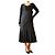 Autre Marque Schwarzes Pinafore-Kleid mit Fronttasche - size S