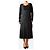 Autre Marque Schwarzes Pinafore-Kleid mit Fronttasche - size S - Ansicht 3