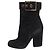 Gucci Stivaletti in camoscio nero - size EU 39