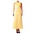 Autre Marque Vestido maxi amarillo con cuello halter - size UK 12