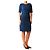 Akris Double-Face Etuikleid Midi in Navy - size UK 10 Blau