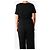 Autre Marque Top con logo grafico nero e oro - size M - vista 2