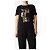 Autre Marque Top con logo grafico nero e oro - size M - vista 3