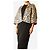Dries Van Noten Florale Lurex-Jacquard-Jacke in Schwarz - size L - Ansicht 3