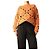 Acne Pull à losanges avec ourlets festonnés Cognac - size M Marron