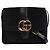 Gucci Borsa crossbody Arli in camoscio e pelle nera Nero