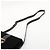 Gucci Borsa crossbody Arli in camoscio e pelle nera Nero - vista 7