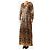 Antik Batik Abito maxi Baguy nero e oro - size M D'oro - vista 3